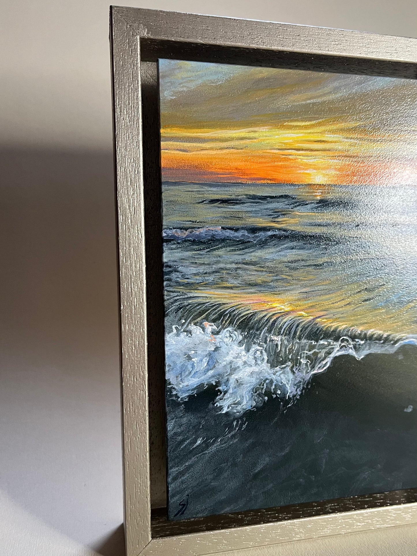 Zee Schilderij: Augustus Goud