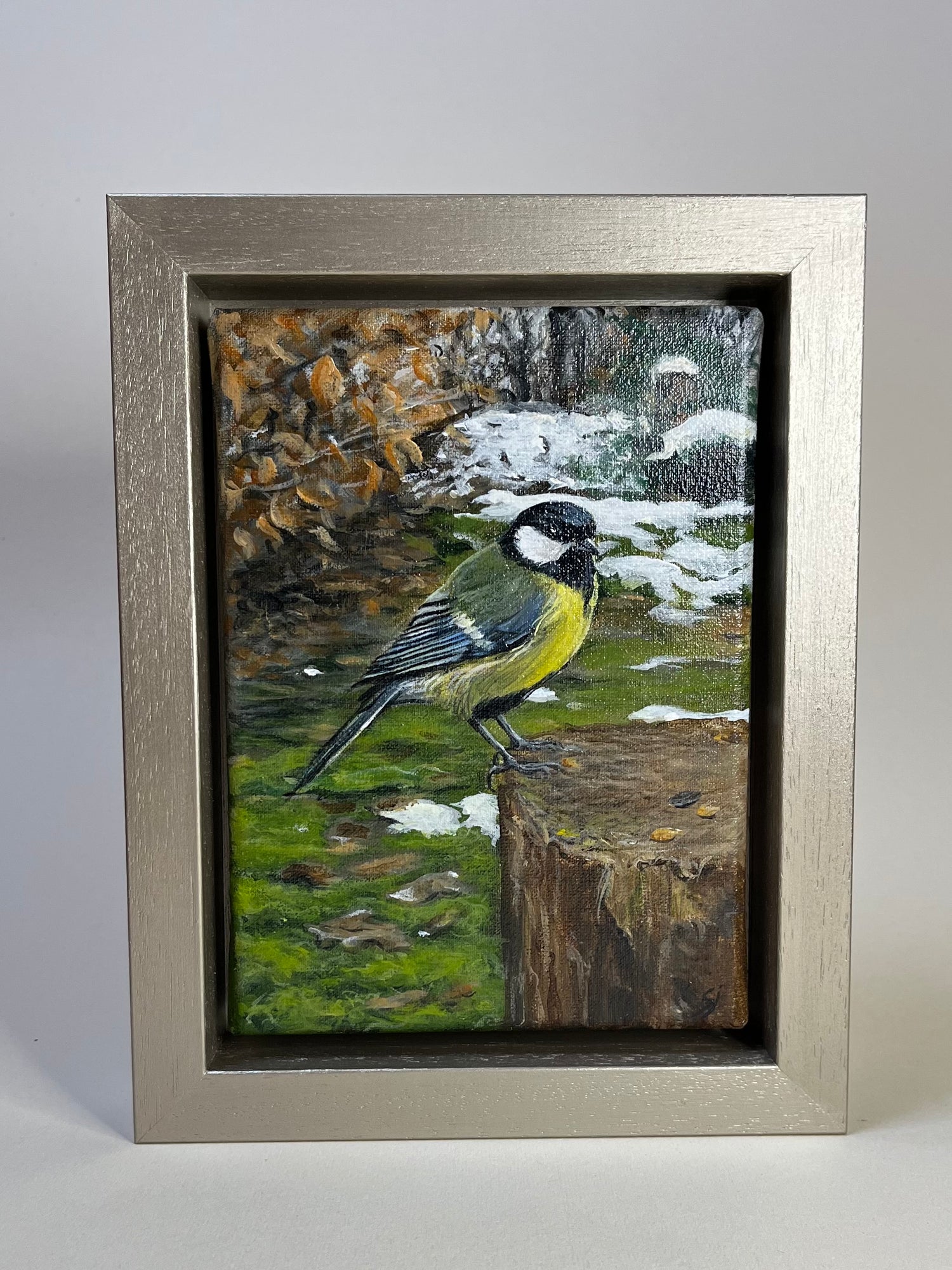 Schilderijtje Koolmees