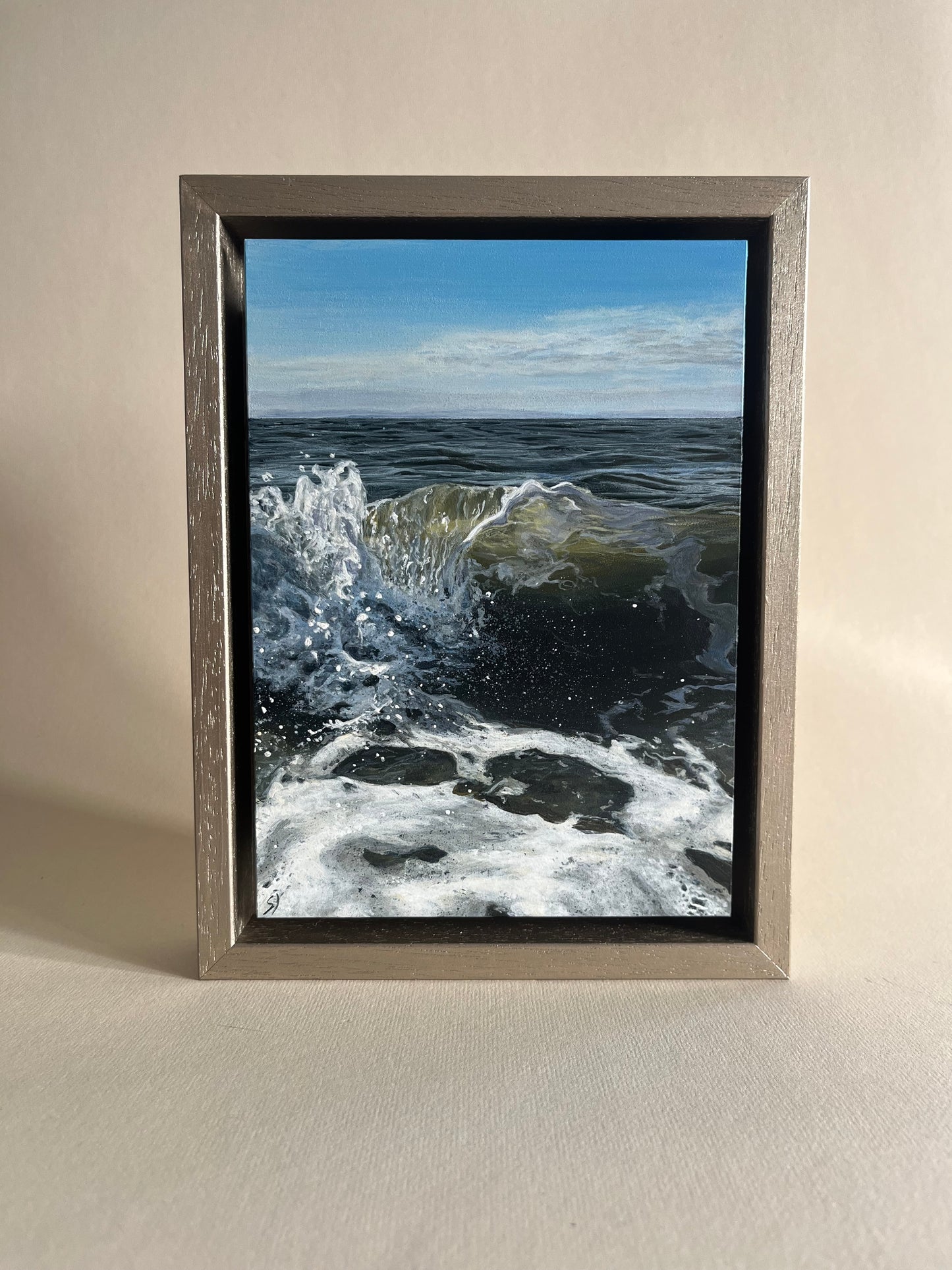 Zee Schilderij: Golf Juni