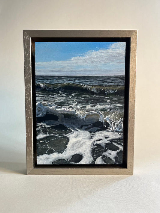 Zee Schilderij: Twee Golven Juni