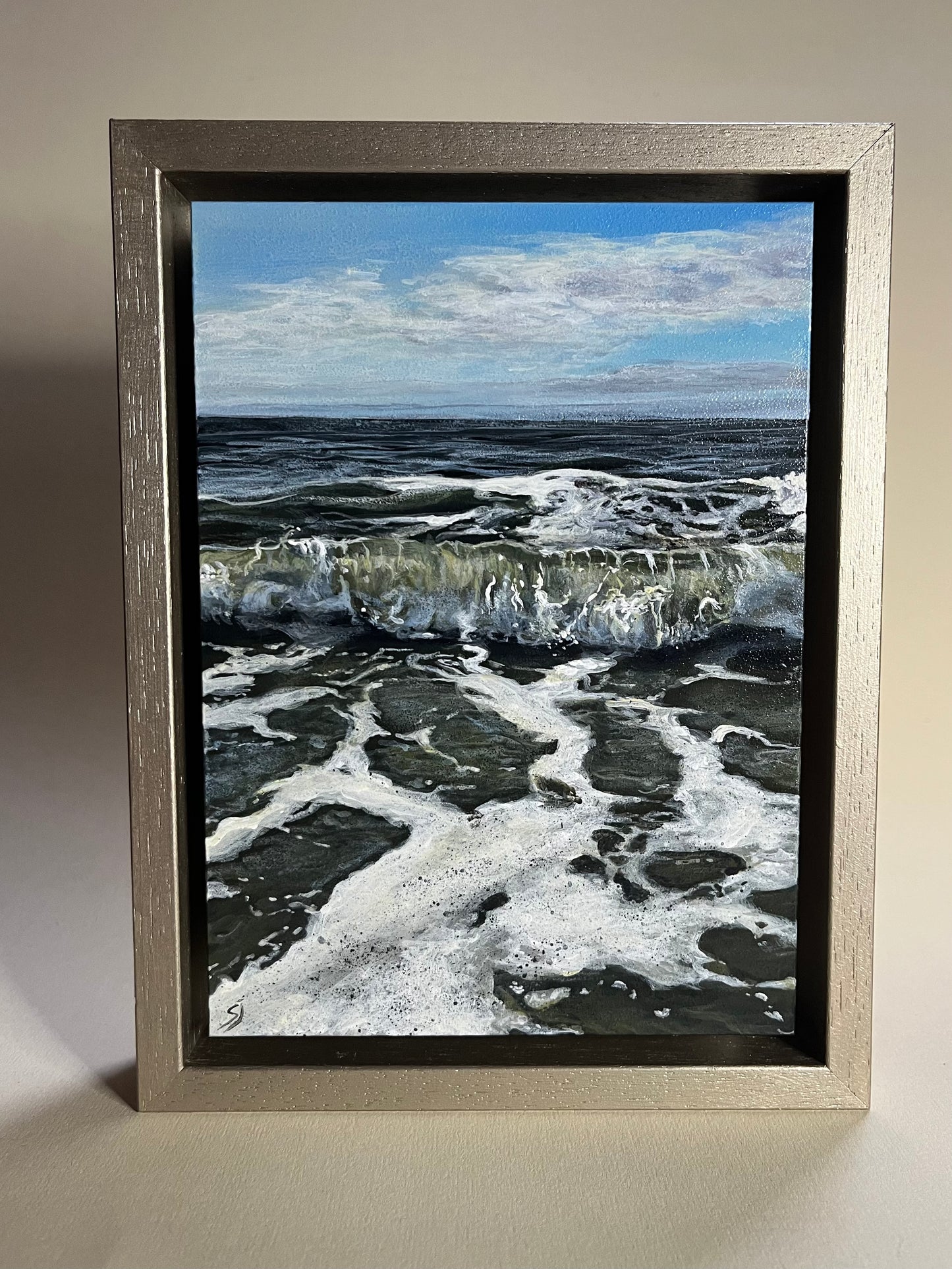 Zee Schilderij: Juni Branding