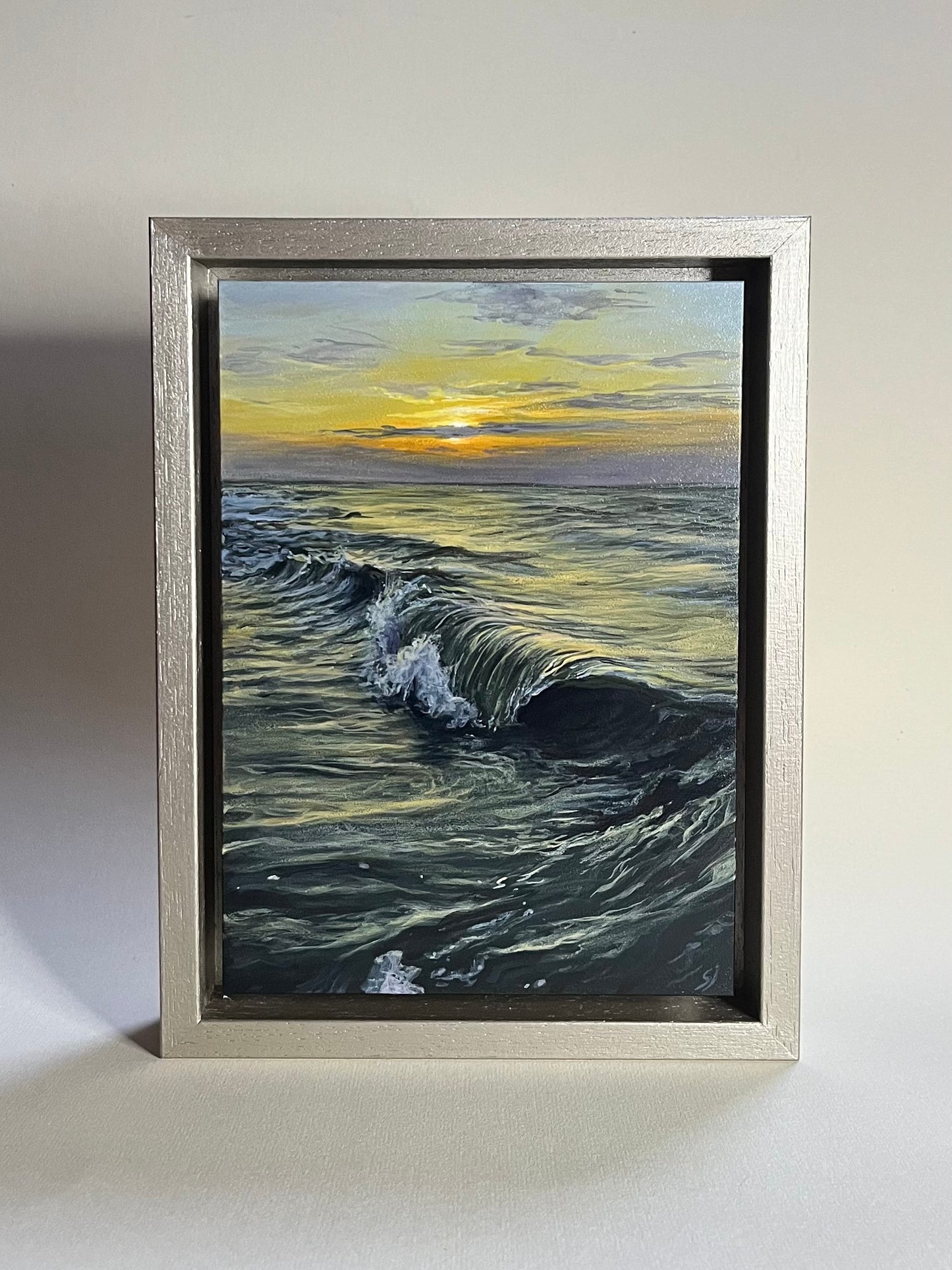 Zee Schilderij: Zonsondergang September 2