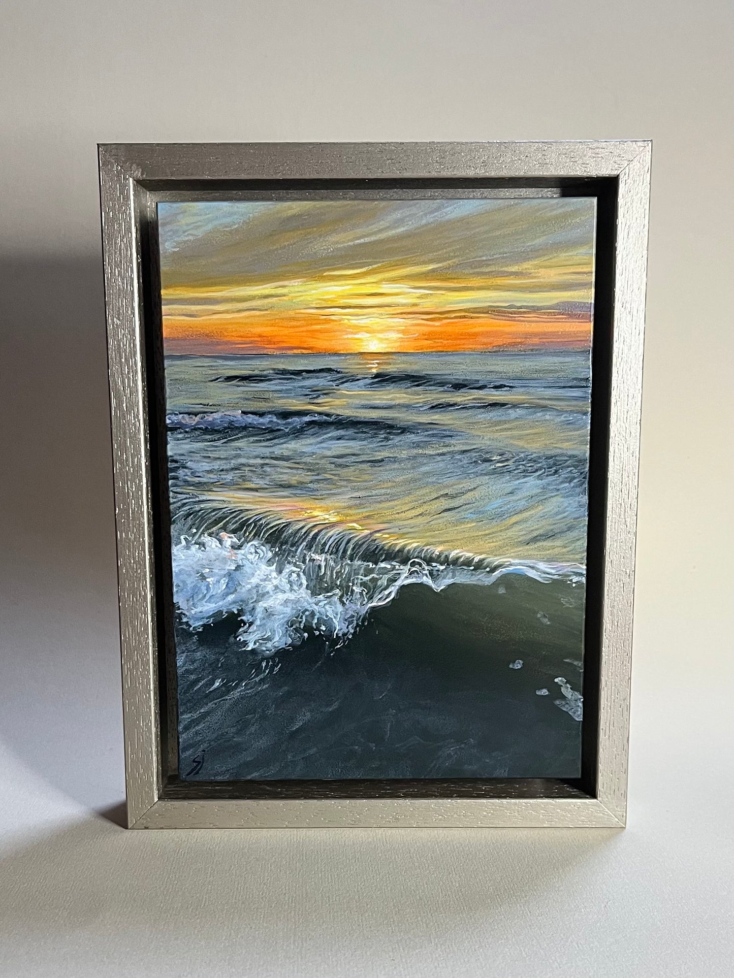 Zee Schilderij: Augustus Goud