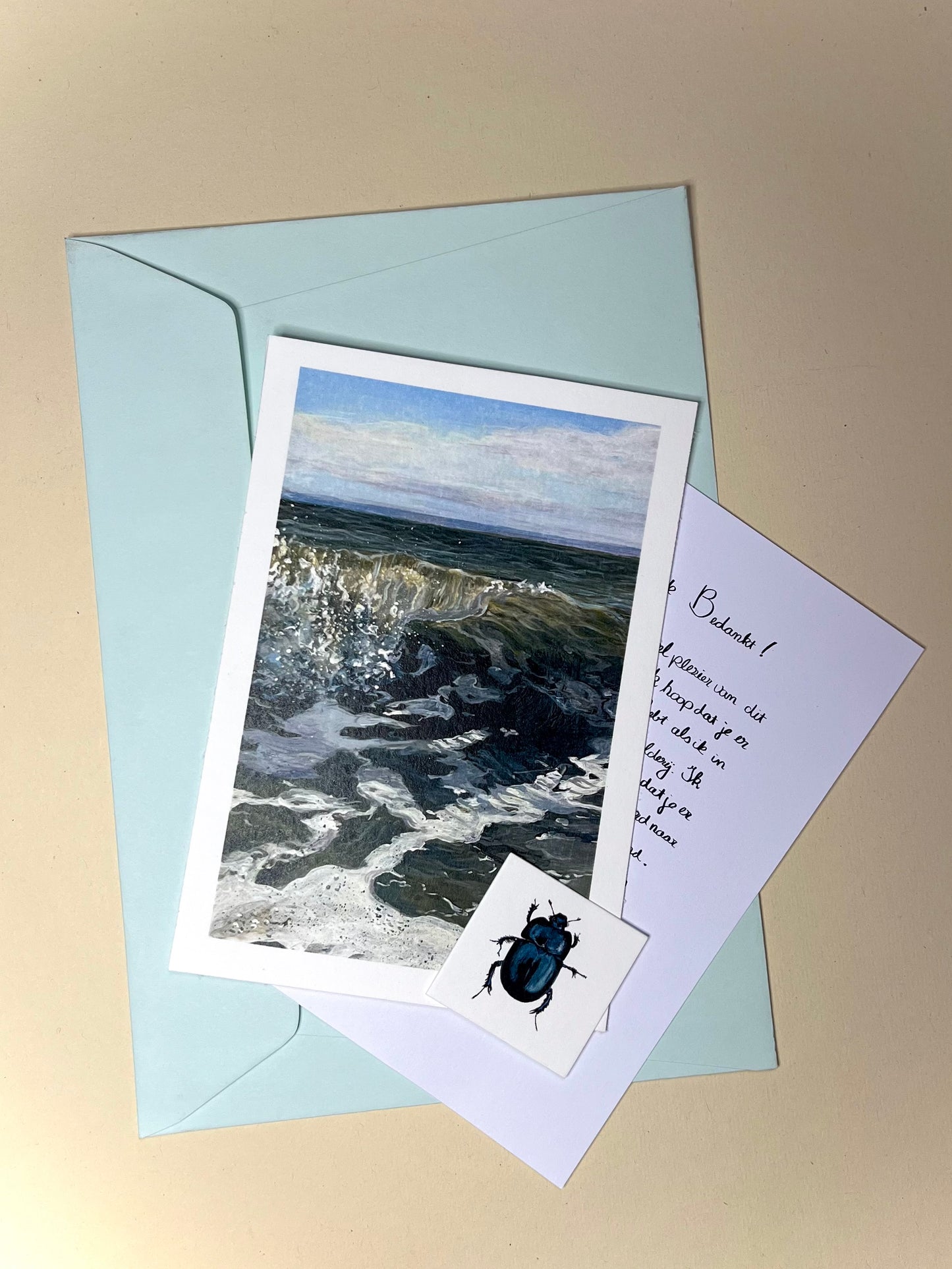 Februari Zee Print Koel